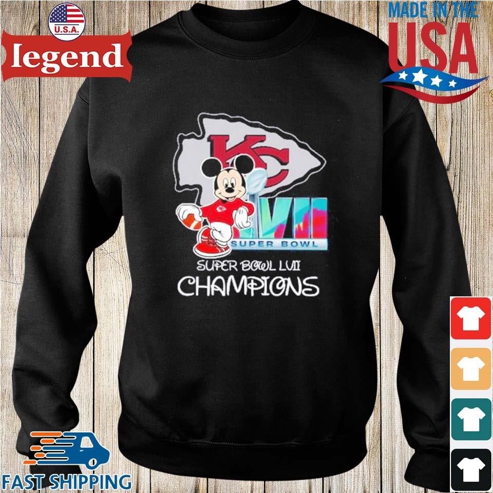 Mickey Mouse Kansas City Chiefs 2023 Super Bowl LVII shirt, hoodie,  sweater, long sleeve and tank top