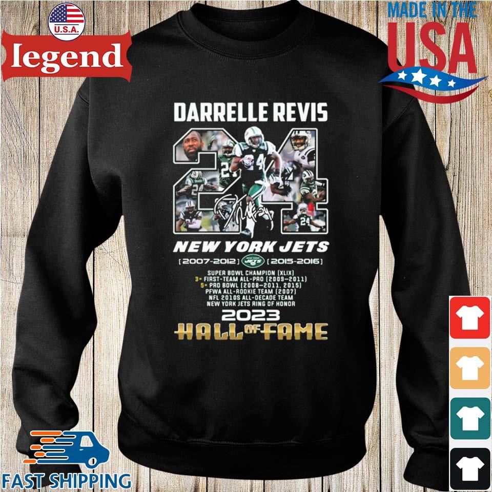 Darrelle Revis 24 New York Jets 1977 1987 NFL Hall Of Fame 2023