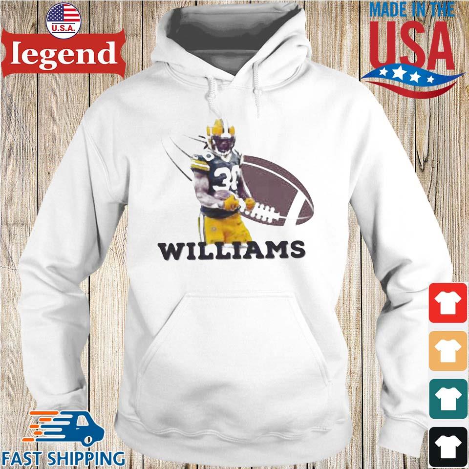 Green Bay Packers Jamaal Williams Inverted Legend Gold Jersey in 2023