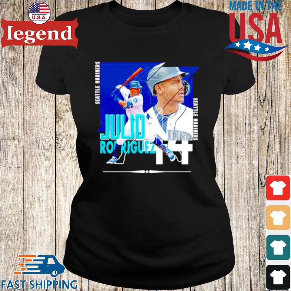 Julio rodriguez seattle mariners baseball poster shirt, hoodie, sweater,  long sleeve and tank top