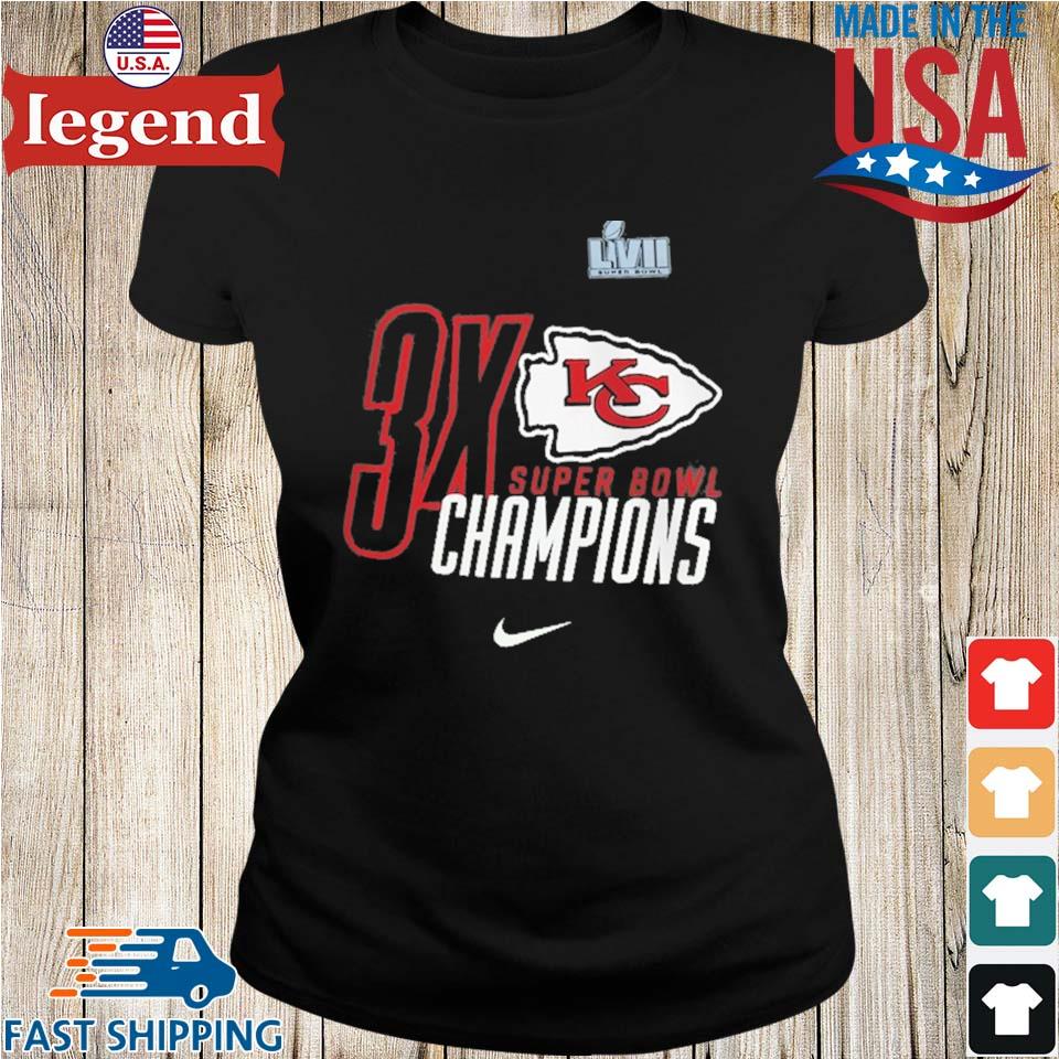 Kansas City Chiefs 3x Super Bowl Champions shirt, hoodie, sweater