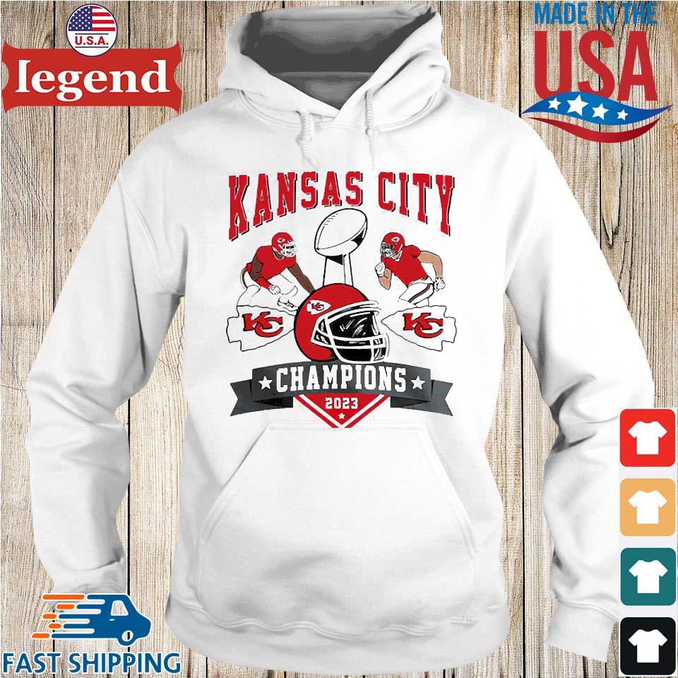 Kansas City Chiefs Super Bowl LVII Champions 2023 Unisex Hoodie - T-shirts  Low Price