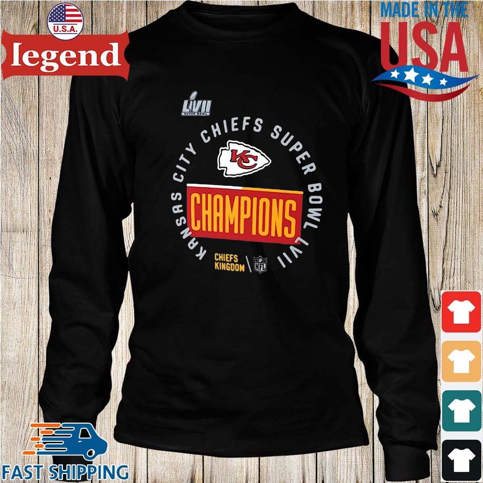 Men's Nike Gray Kansas City Chiefs Super Bowl LVII Champions Locker Room  Trophy Collection T-Shirt