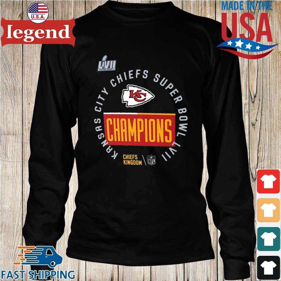 Kansas city Chiefs nike locker room trophy collection super bowl lvii champions  shirt, hoodie, sweater, long sleeve and tank top