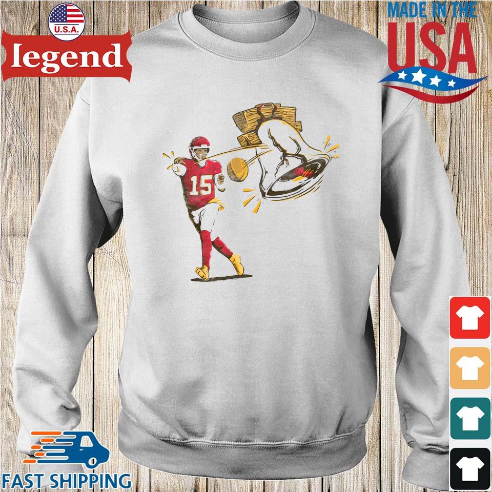 Kansas City Chiefs Patrick Mahomes Bell crack 2023 shirt, hoodie, sweater,  long sleeve and tank top