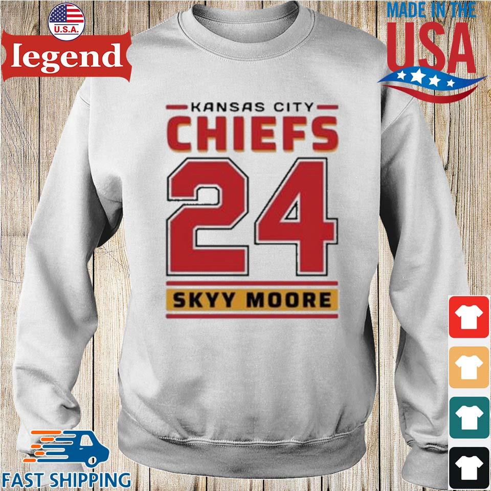 Kansas City Chiefs Skyy Moore 24 T-shirt,Sweater, Hoodie, And Long Sleeved,  Ladies, Tank Top