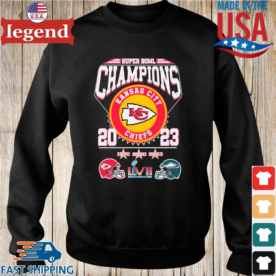 Three Time Super Bowl Champions 1970 2020 2023 Kansas City Chiefs