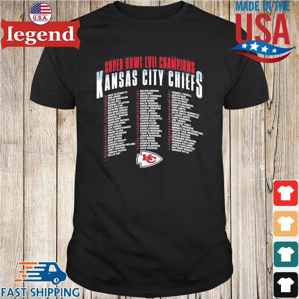 Kansas City Chiefs Super Bowl LVII Champions 2022 Unique T-Shirt