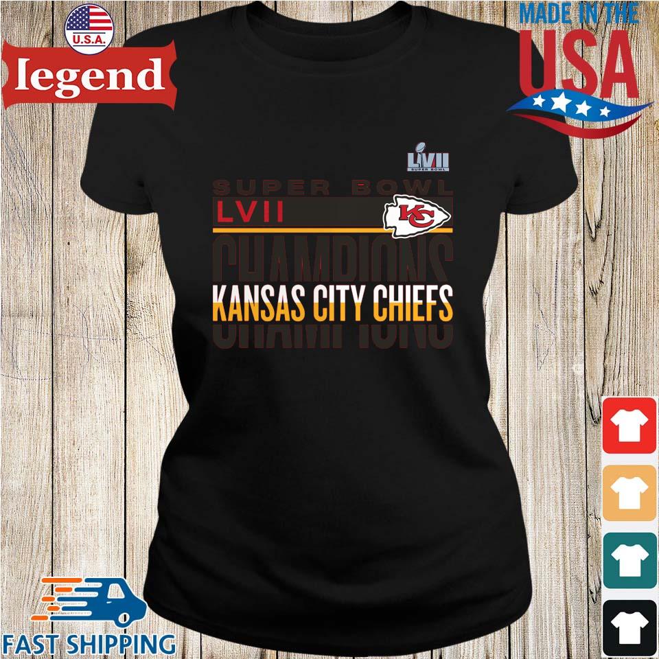 Kansas City Chiefs Red Super Bowl LVII Champions shirt, Signature