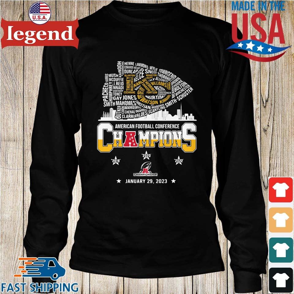 Kansas City Chiefs American football Conference Champions 2023 Shirt -  Limotees