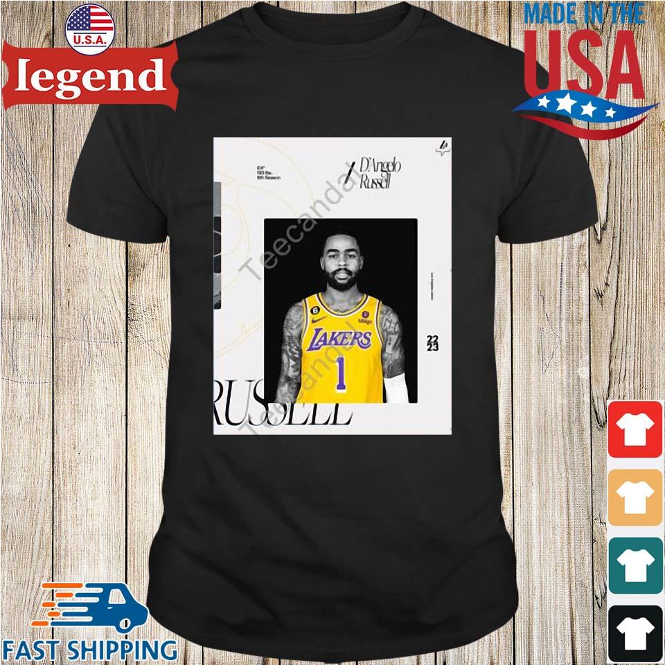 Lakers D'angelo Russell Los Angeles Lakers 22 23 T-shirt,Sweater