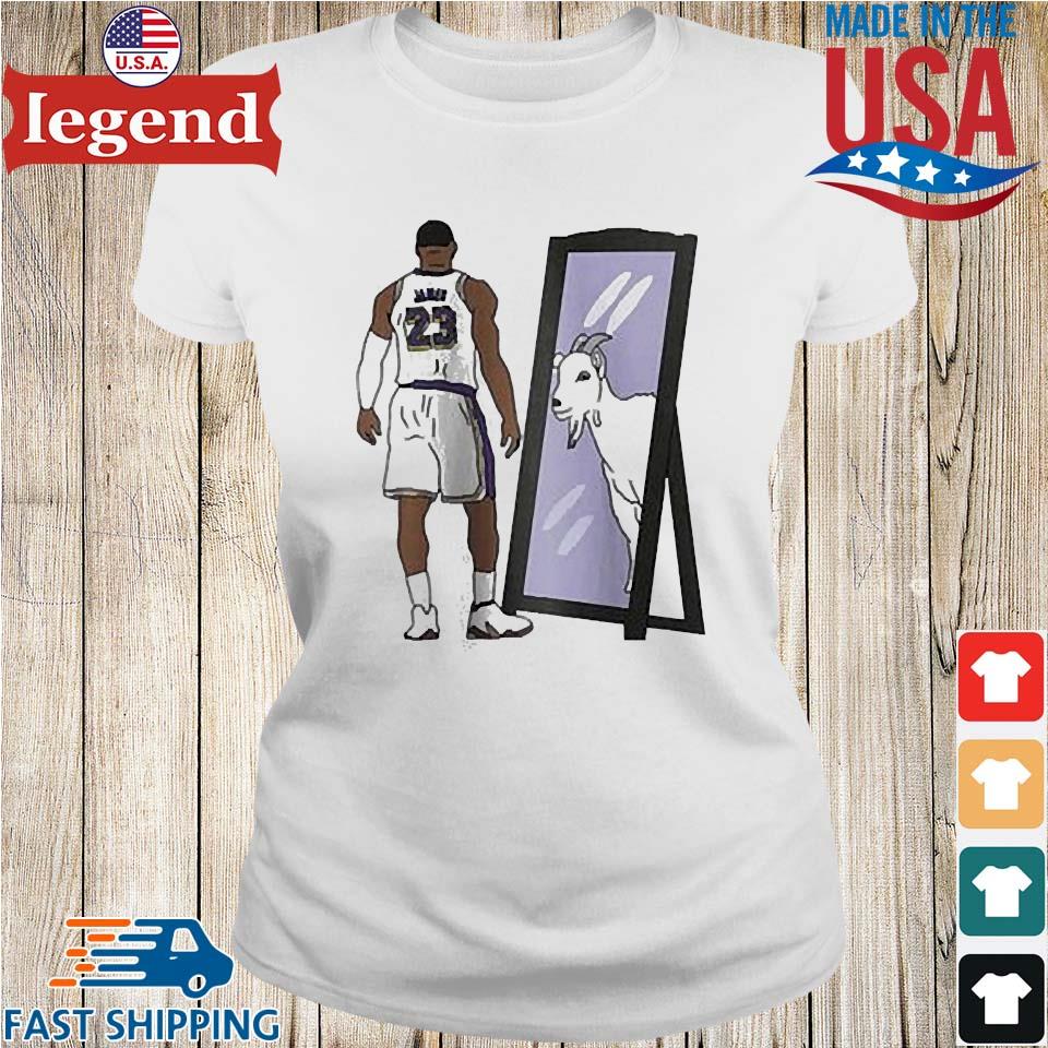 LeBron James Mirror GOAT (Lakers) Essential T-Shirt for Sale by