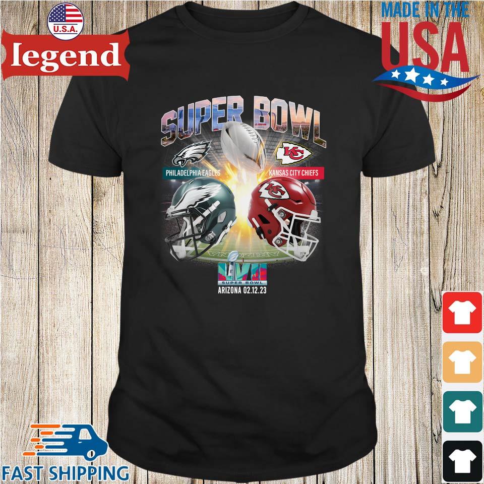 Superbowl 57 LVII Philadelphia Eagles Vs. Kansas City Chiefs 2023 Shirt,  hoodie, sweater, long sleeve and tank top