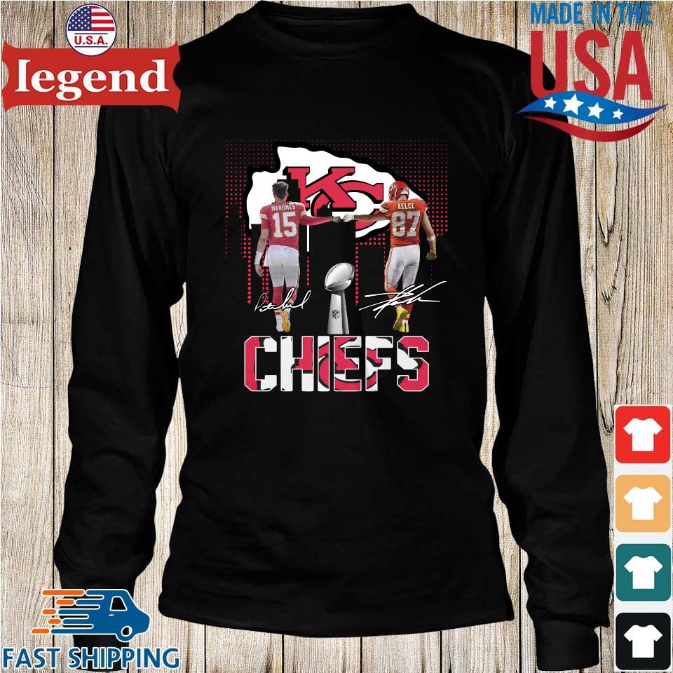 Funny patrick Mahomes and Travis Kelce Kansas City Chiefs signed T-Shirt,  hoodie, sweater, long sleeve and tank top