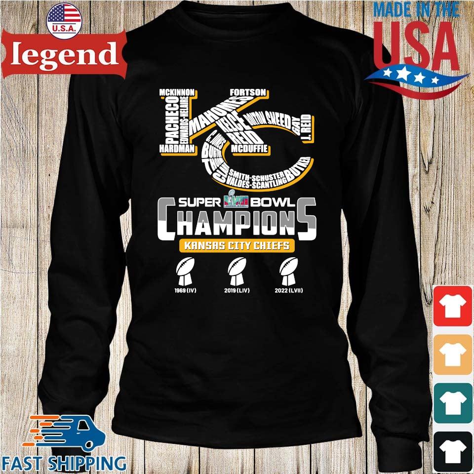 Official Kansas City Chiefs Super Bowl LVII Super Bowl IV Champions shirt,  hoodie, sweater, long sleeve and tank top