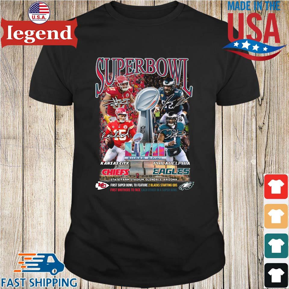 2023 Super Bowl LVII Kansas City Chiefs Vs Philadelphia Eagles t-shirt