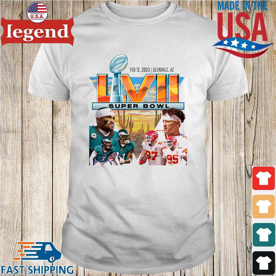 Eagles Kansas super bowl 2023 feb 12 2023 Glendale AZ t-shirt, hoodie,  sweater, long sleeve and tank top