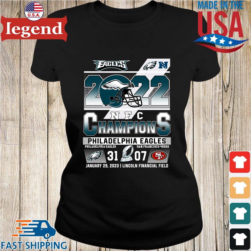 Philadelphia Eagles Vs San Francisco 49ers 2023 NFC championship shirt,  hoodie, sweater, long sleeve and tank top