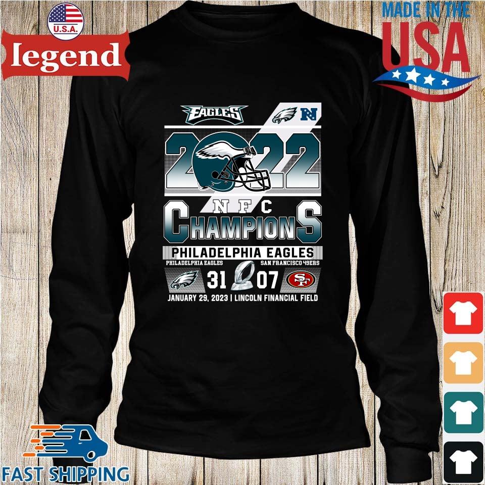 49ers vs Eagles 2022 NFC Championship shirt, hoodie, sweater, long sleeve  and tank top