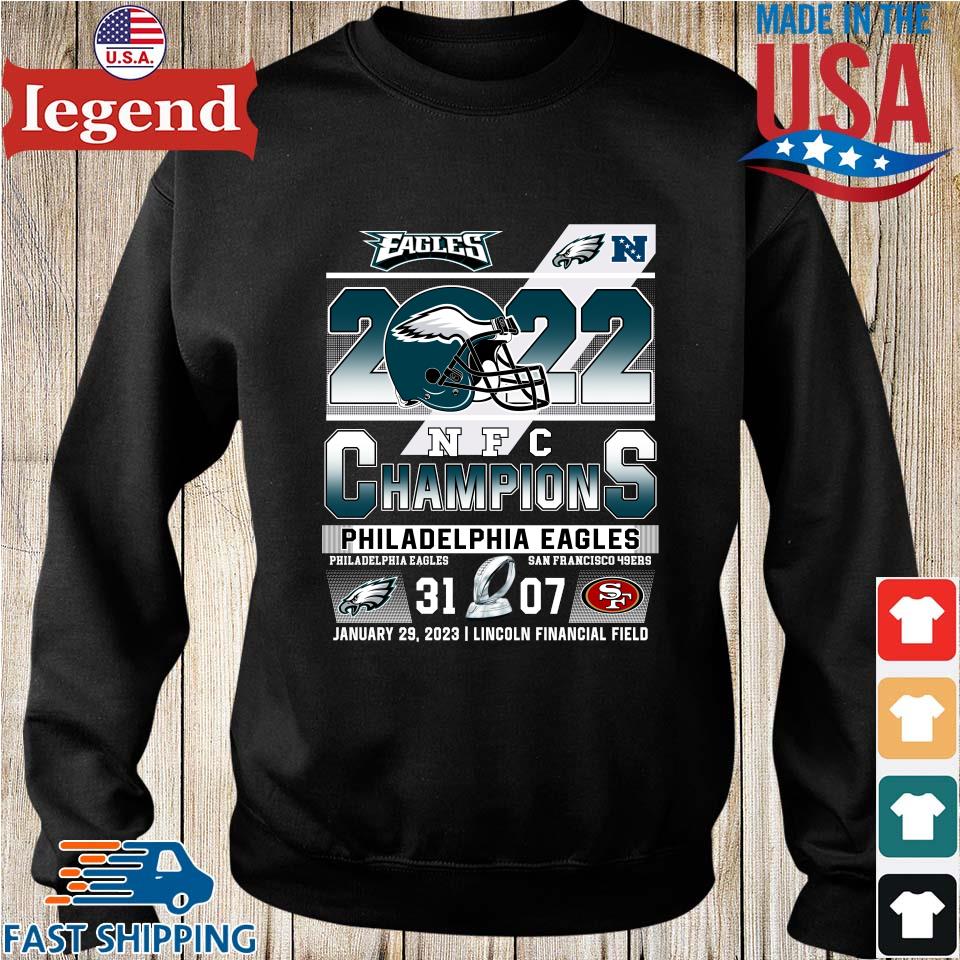 49ers vs Eagles 2022 NFC Championship shirt, hoodie, sweater, long sleeve  and tank top