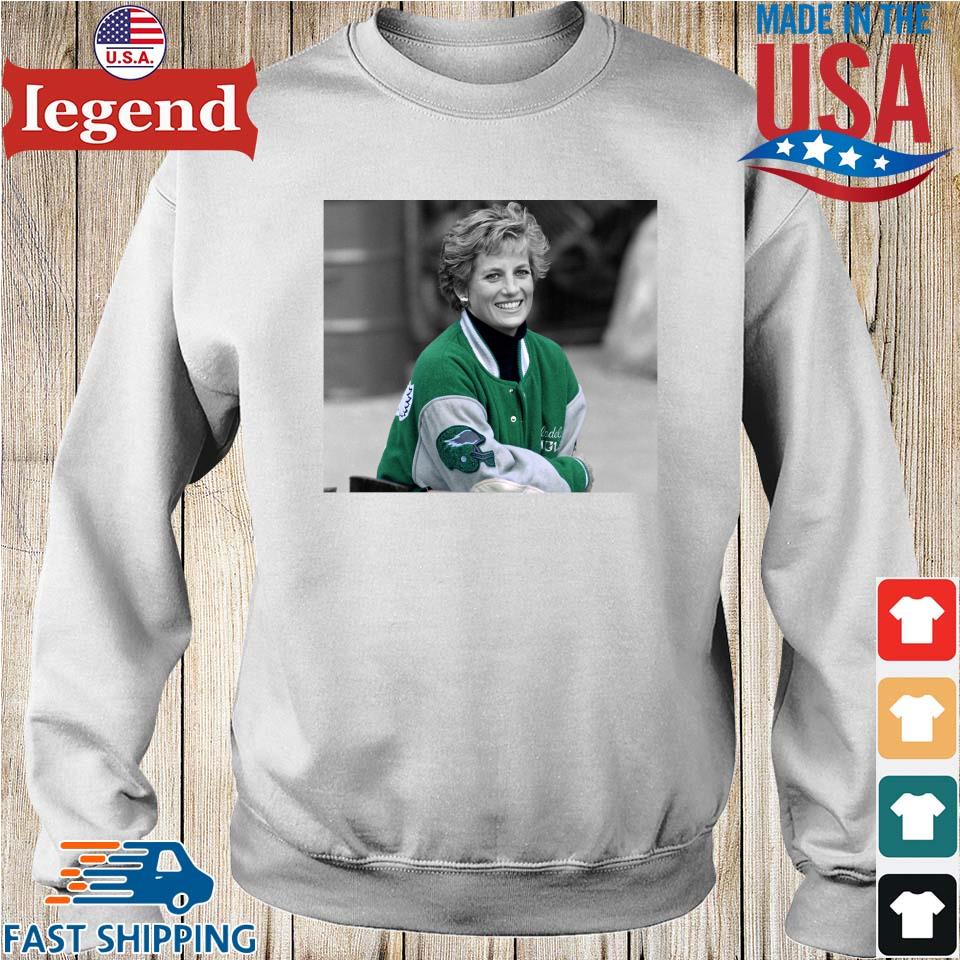 Princess Diana Wearing Philadelphia Eagles I Philadelphia Eagles shirt,  hoodie, sweater, long sleeve and tank top