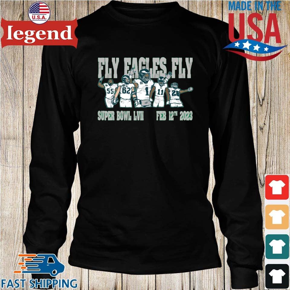 Super Bowl LVII Philadelphia Eagles Fly Eagles Fly T-Shirt - Bring