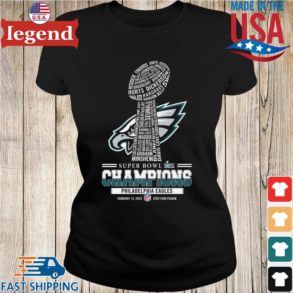 Philadelphia Eagles Super Bowl LII Champions Womens V Neck Locker