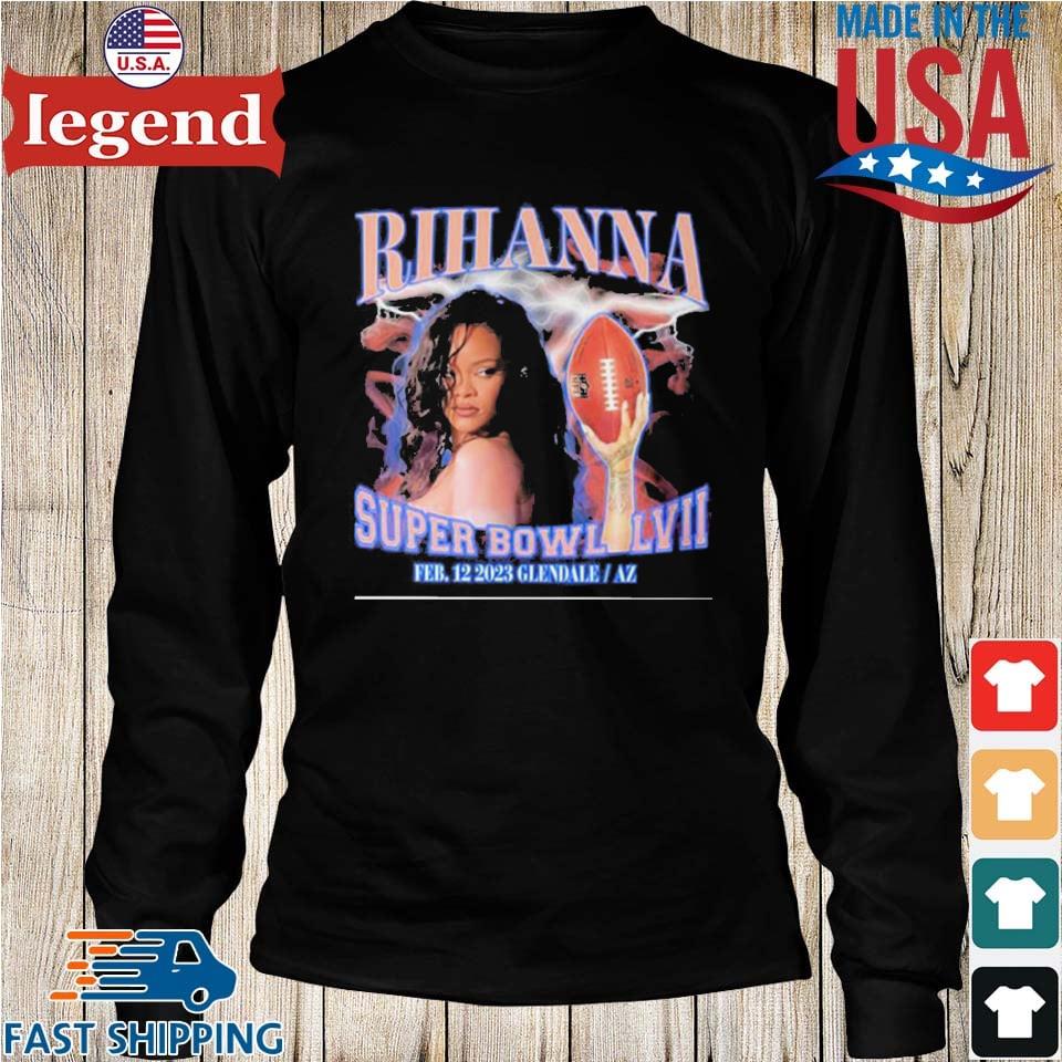 Rihanna Super Bowl 2023 Rihanna Football T-Shirt - Peanutstee