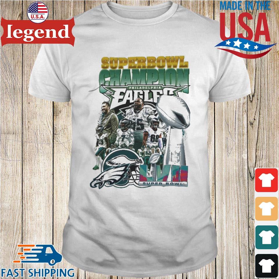 Philadelphia Eagles Super Bowl LVII 2023 Team Champions Shirt