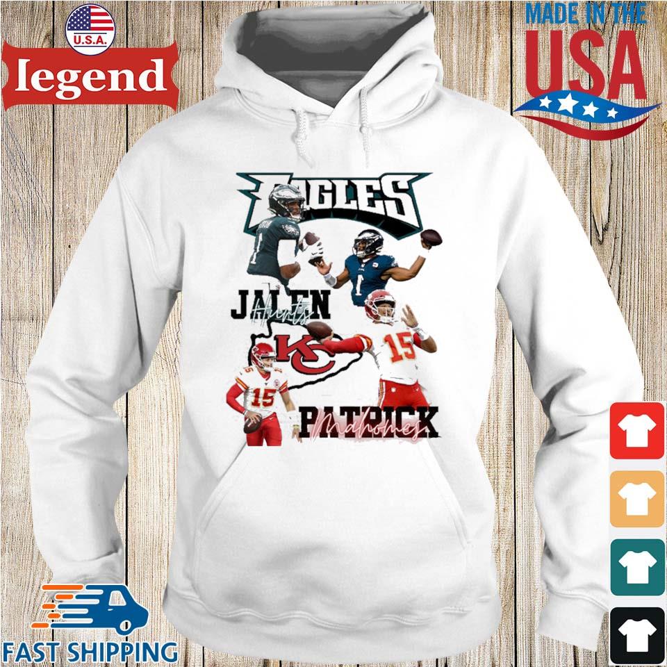 Chiefs vs Eagles Super Bowl Shirt Patrick Mahomes vs Jalen Hurts shirt,  hoodie, sweater, long sleeve and tank top