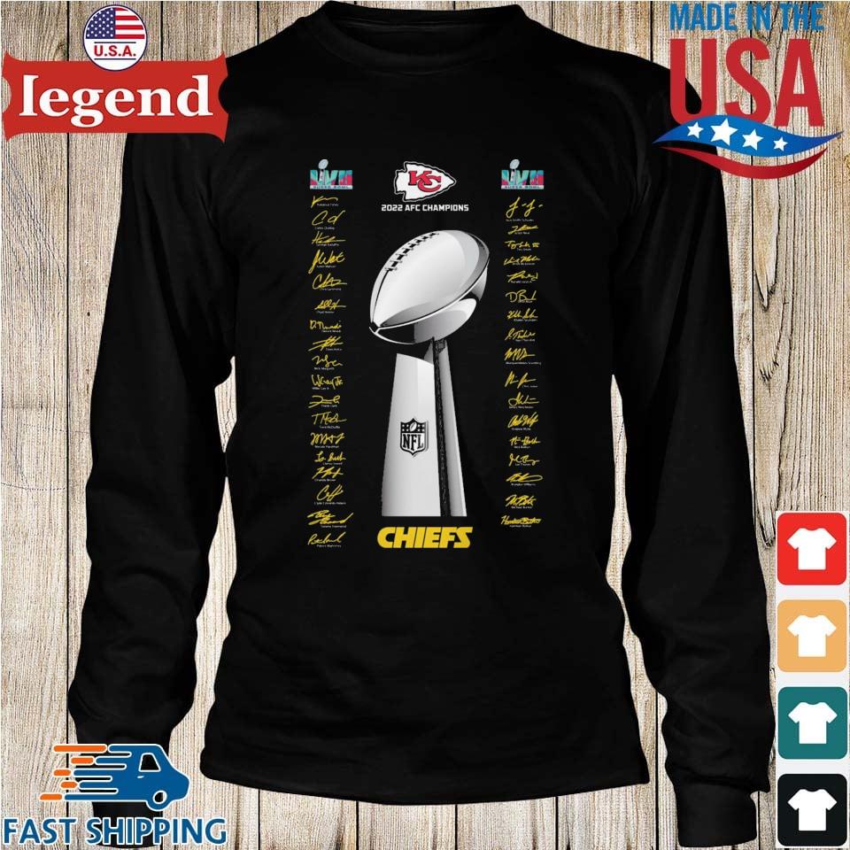 Kansas City Chiefs 2022 Afc Champions Super Bowl Lvii 2023 Shirt Ladies T- shirt