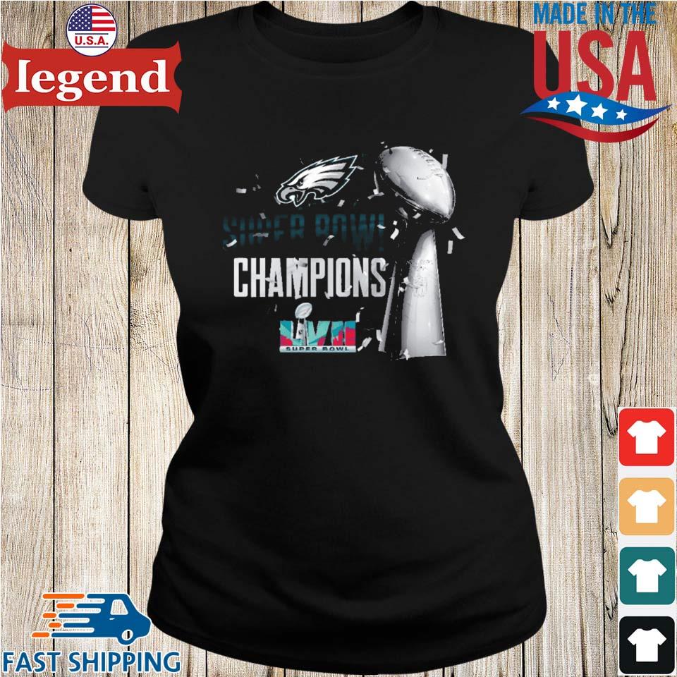 Philadelphia Eagles Super Bowl Champions Men's Extra Large Black LS T-Shirt