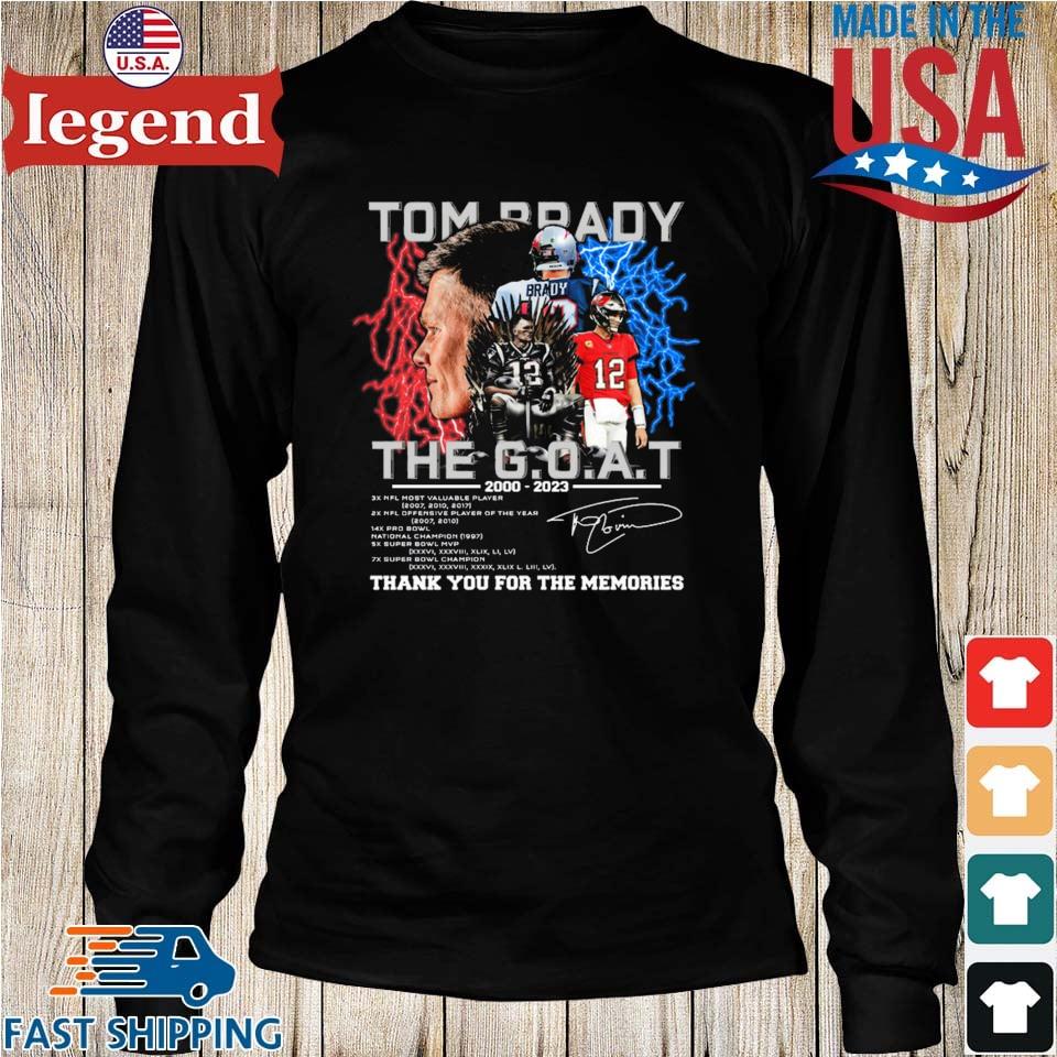 Thank You Tom Brady 12 Goat Shirt, hoodie, sweater, long sleeve and tank top