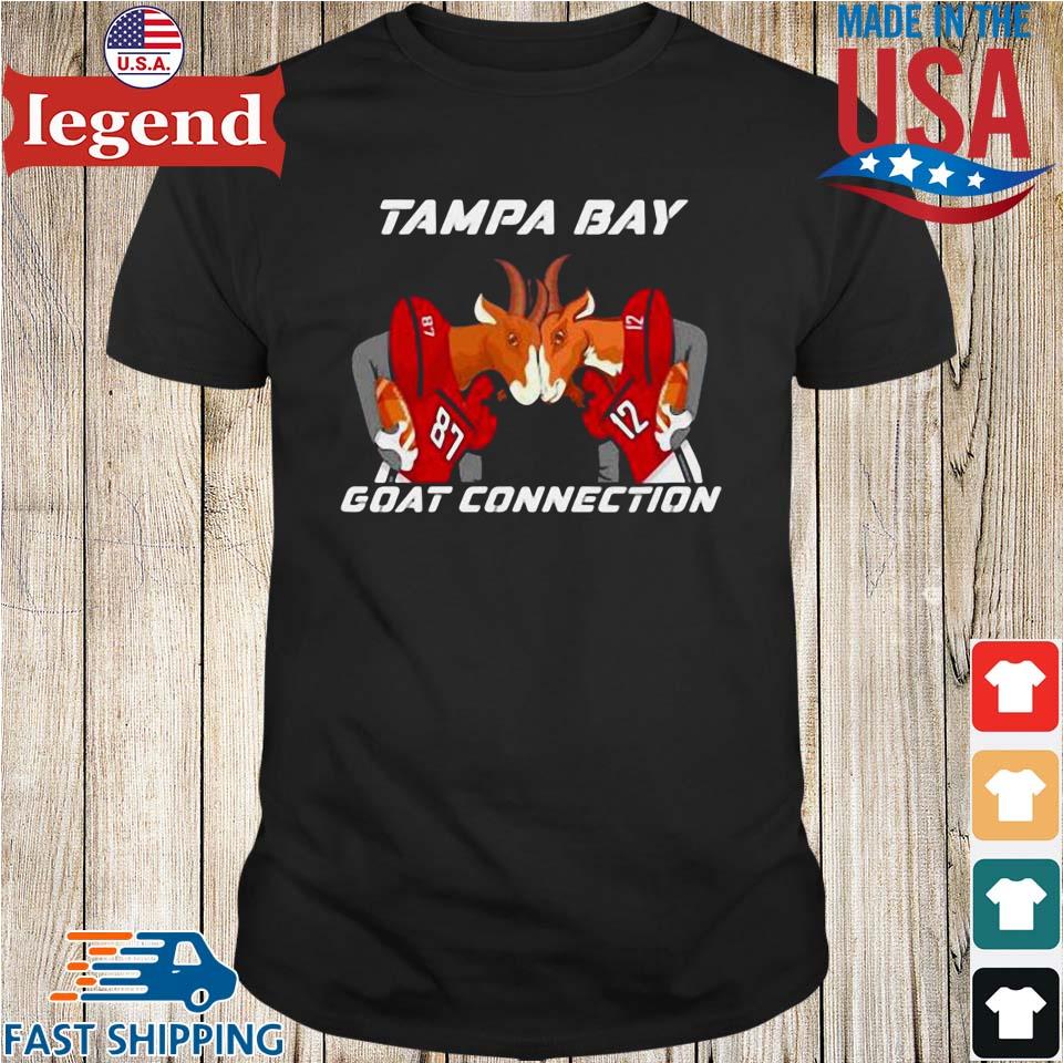 Brady Goat 12 Red Tampa T-Shirt by Official Goat Gear, Large