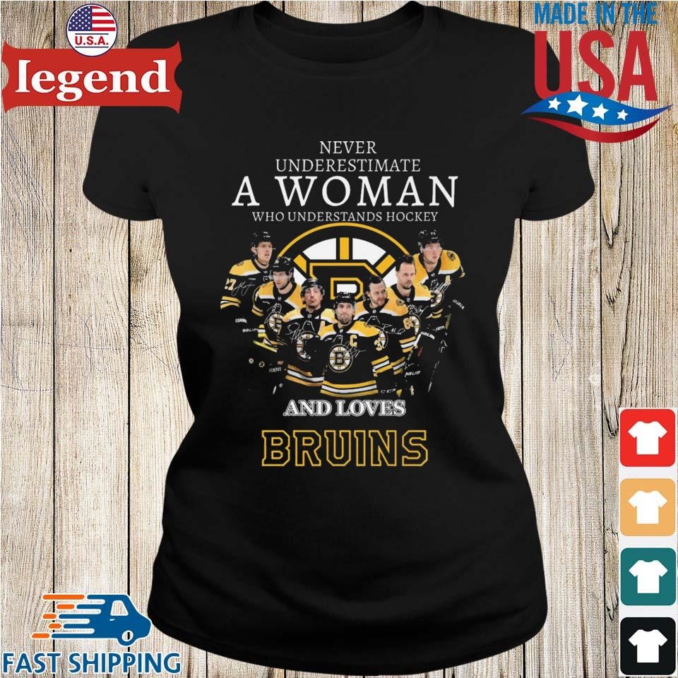 Never Underestimate A Woman Who Understands Hockey And Love New