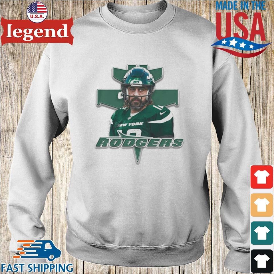 Official aaron rodgers new york jets Football T-shirt, hoodie, tank top,  sweater and long sleeve t-shirt