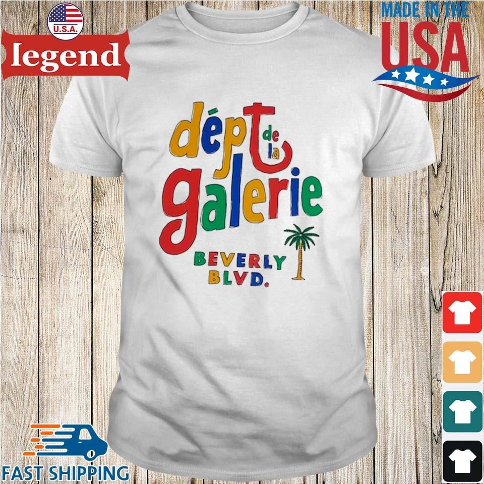 GALLERY DEPT. Dept De La Galerie Printed Cotton-Jersey T-Shirt for