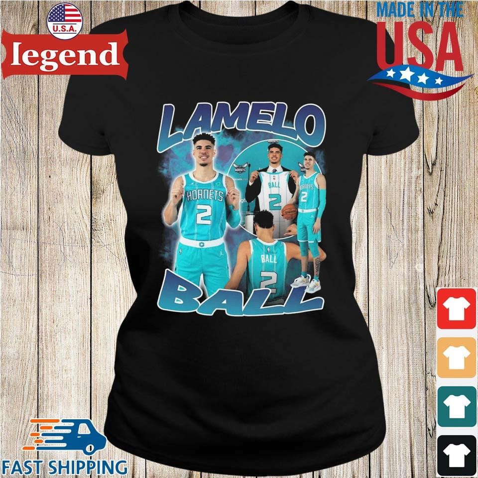 Lamelo Ball Charlotte Hornets City Vintage 2023 T-shirt,Sweater, Hoodie,  And Long Sleeved, Ladies, Tank Top