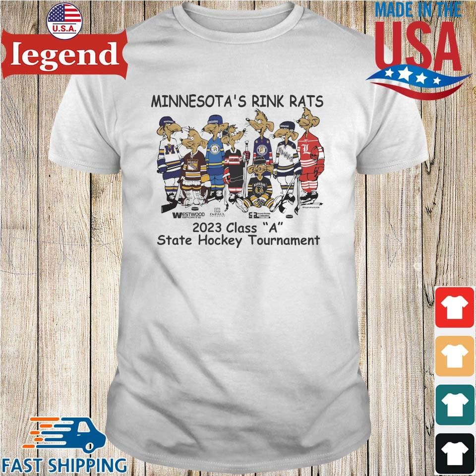 Minnesota Rink Rats 2023 Class A State Hockey Tournament T-shirt