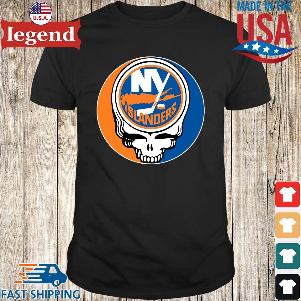 Official New York Islanders Grateful Dead Steal Your Face Hockey Nhl T-shirt