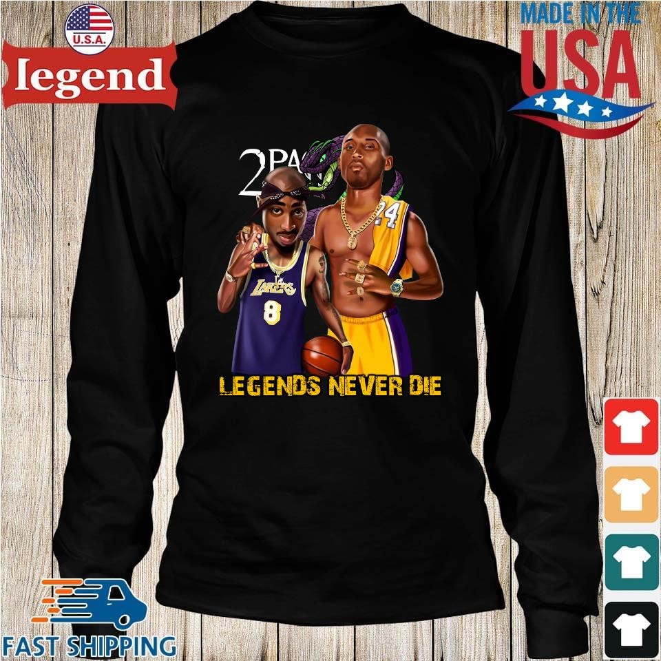 Kobe Bryant Lakers 24 legends never die t-shirt, unisex shirt