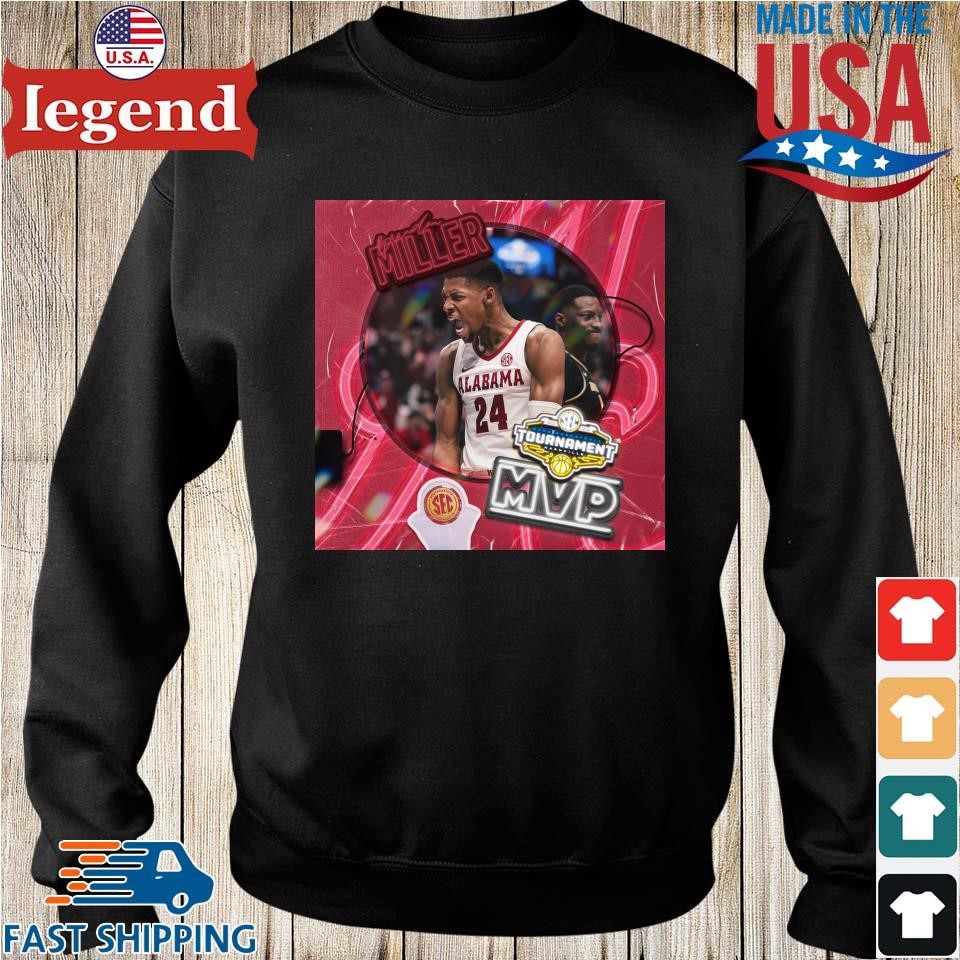 Brandon Miller Alabama Crimson Tide 2023 Men's Basketball Tournament  Nashville MVP shirt, hoodie, sweater, long sleeve and tank top