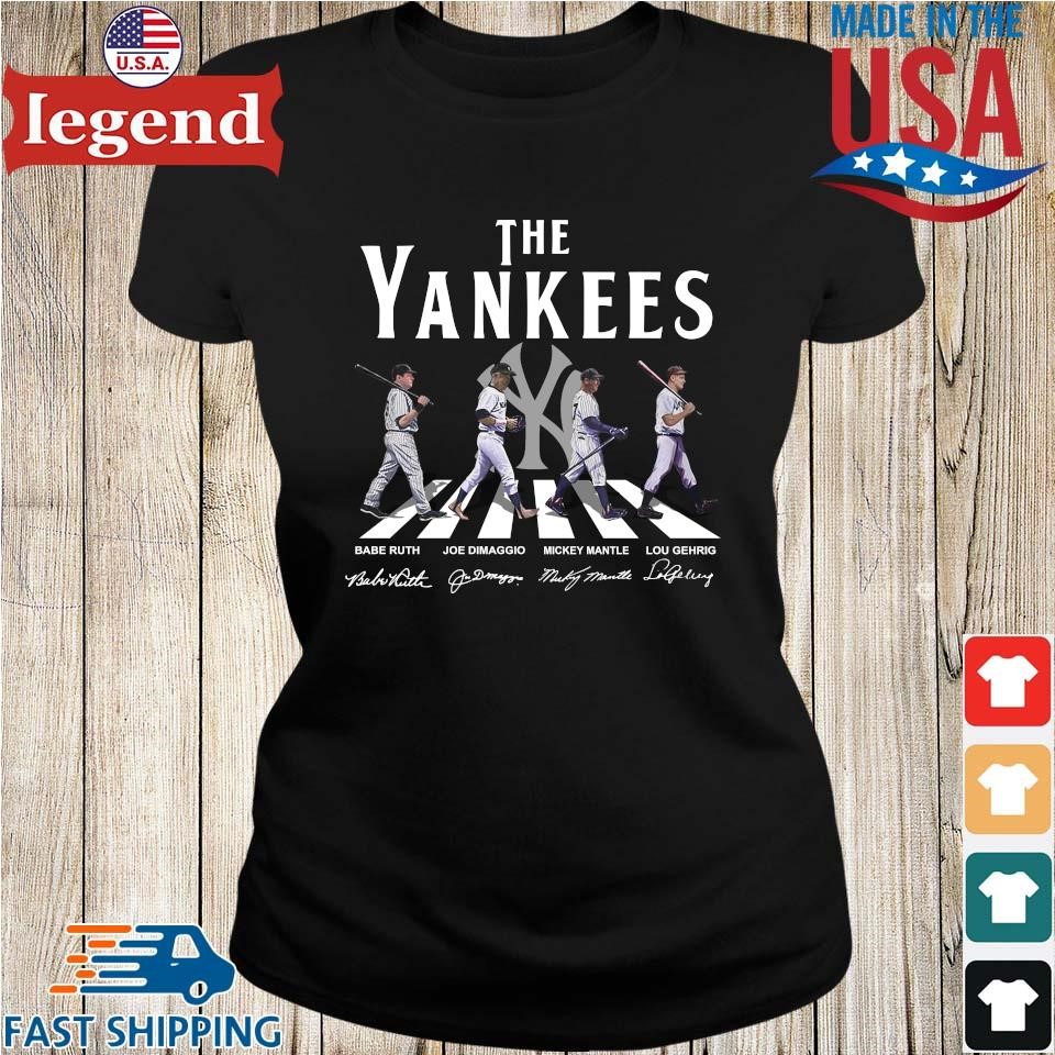 Original The Yankees Abbey road 2023 signatures shirt, hoodie, sweater,  long sleeve and tank top