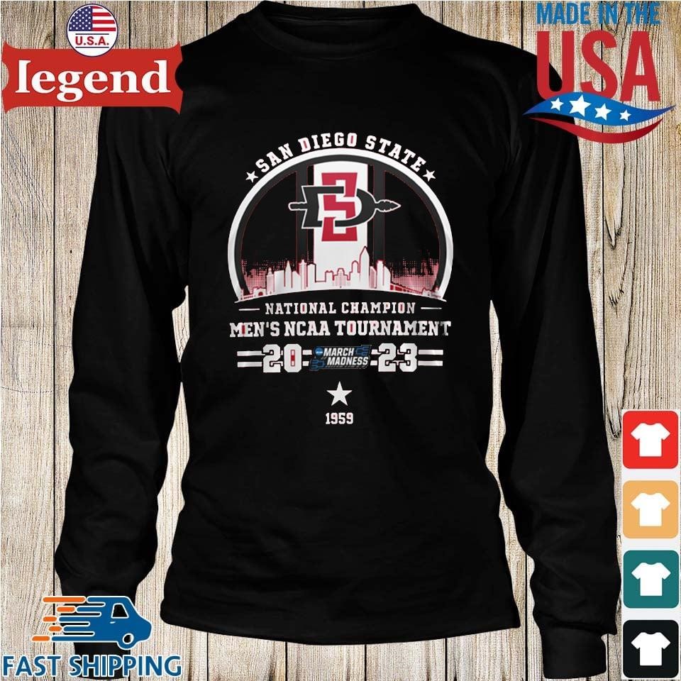 San Diego State Aztecs Champion Football Jersey Long Sleeve T-Shirt - Gray