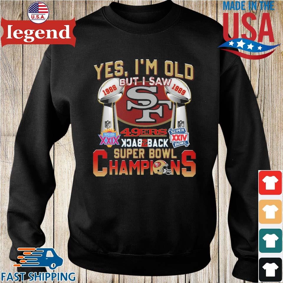 VINTAGE NFL SAN FRANCISCO 49ERS SUPER BOWL CHAMPS 1988 TEE SHIRT