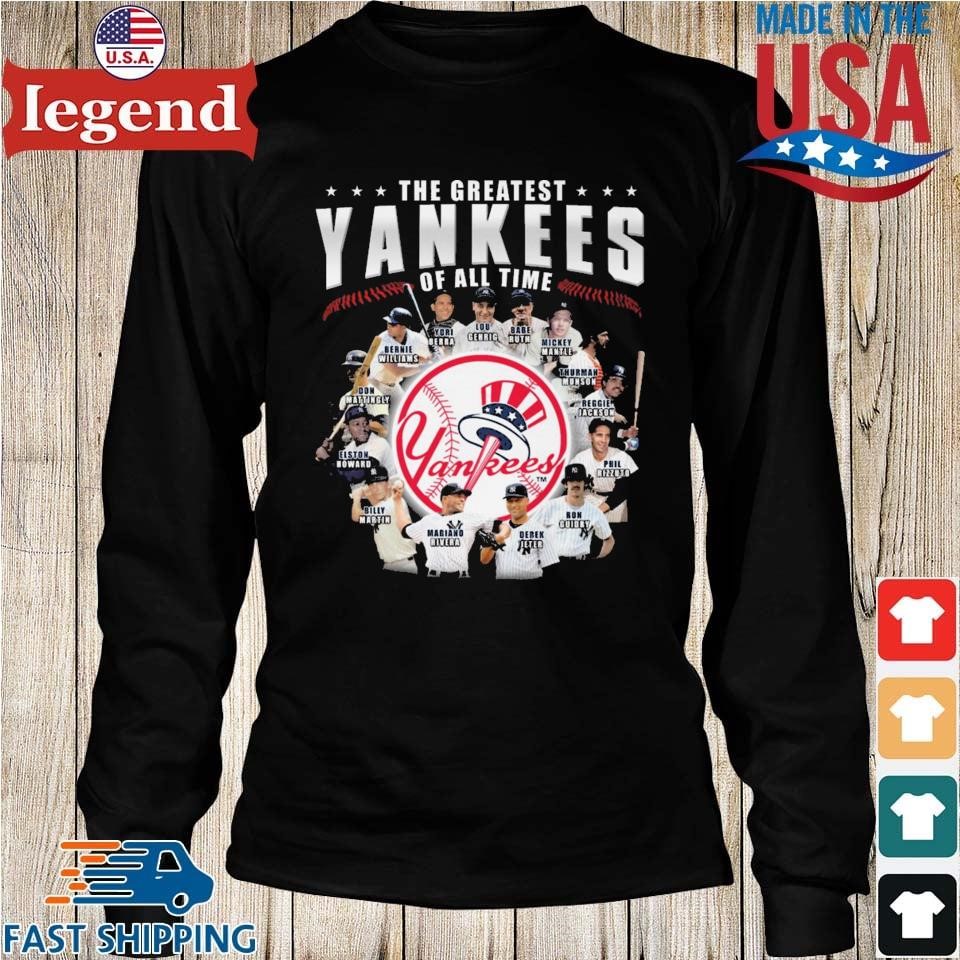 New York Yankees all names of legends shirt, hoodie, sweater, long