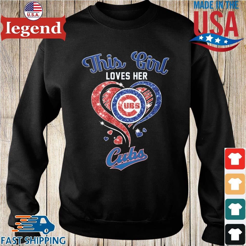 Chicago Cubs diamond heart logo 2023 shirt, hoodie, sweater, long