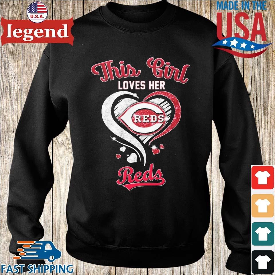 Official Heart This Girl Love Cincinnati Reds Shirt, hoodie, sweater and long  sleeve