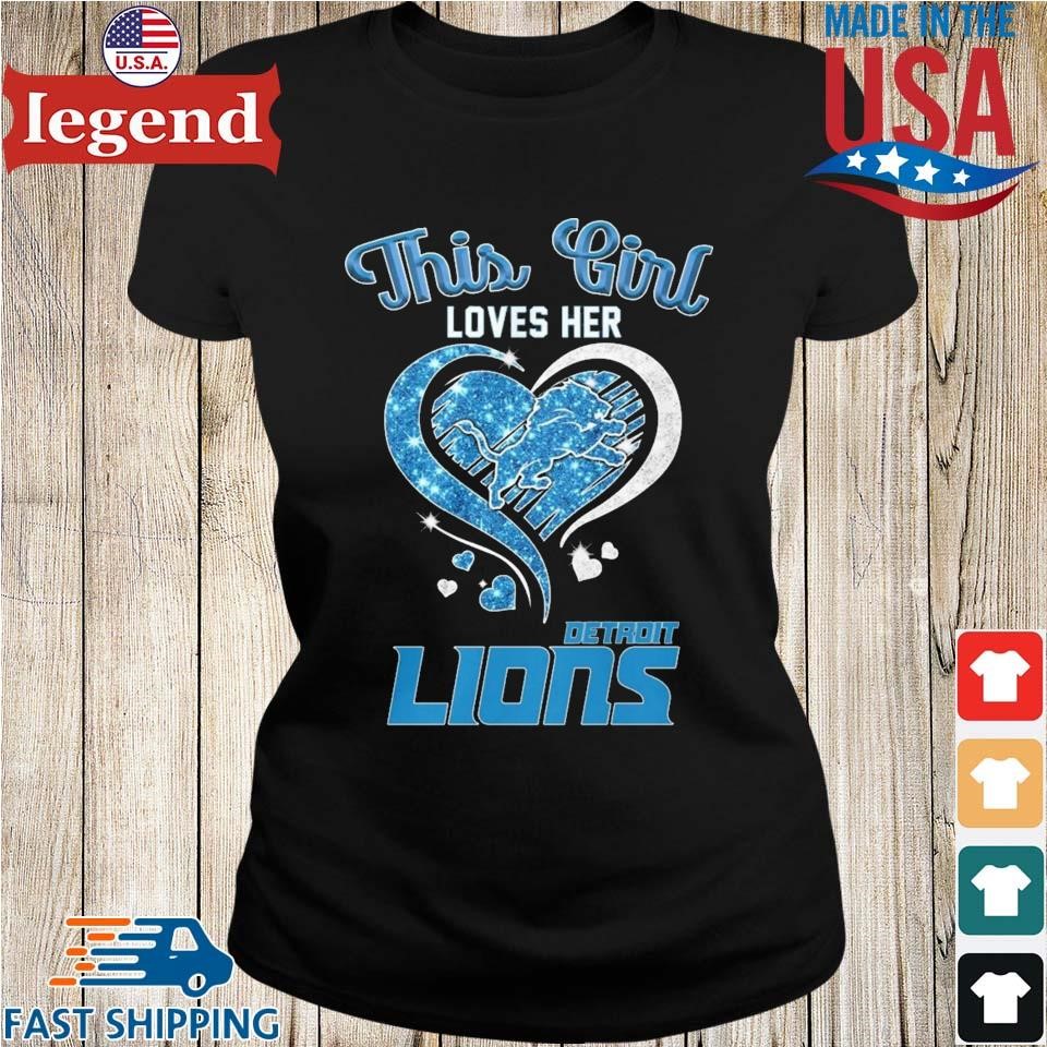 Heart This Girl Love Detroit Lions Shirt, hoodie, sweater, long