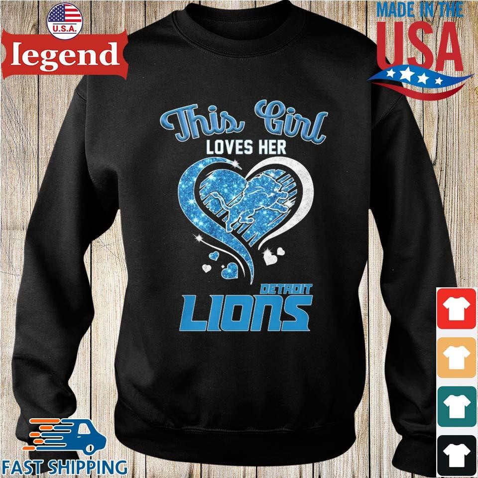 Heart This Girl Love Detroit Lions Shirt, hoodie, sweater, long